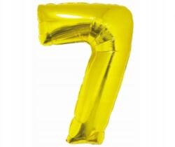 GoDan Fólia lufi 7-es szám - arany 76 cm, Smart kollekció