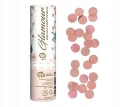 GoDan Glamour pneumatikus konfetti fólia karikák rózsaszín-arany - 1, 5 cm