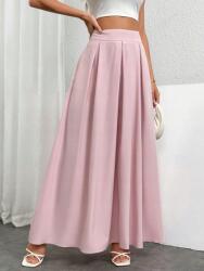 Shein FC33101 Shein Rózsaszín Fodros Maxi Szoknya Magas Derekú (50) S