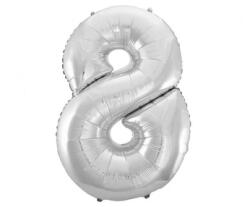 GoDan Fólia lufi 8-as szám - ezüst, 92 cm, Beauty&Charm