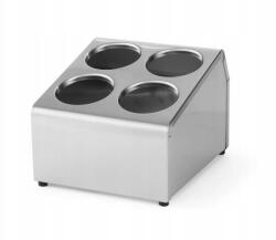 Hendi Evőeszköztartó, acél 4 részes (552407)