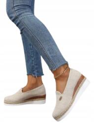 Shein Bézs Női Félcipő 37 1DH Tornacipő Mintával (SX24)