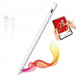  Pencil Aktív Univerzális Érintőceruza Stylus Pen Telefonhoz És Táblagéphez Fehér (AKTYWNY RYSIK POJEMNOŚCIOWY)