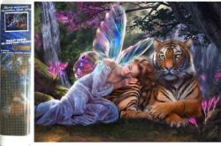 NORIMPEX - Puzzle Pictură cu diamant Motýlia víla 30x40cm - 1 - 39 piese