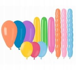GoDan Balon szett, slágertermék, 25 darab, különböző formák - sokszínű, buliba