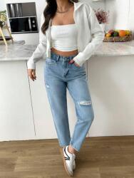 Shein IC31301 Shein Magas Kopásállóságú Farmer Nadrág (50) M