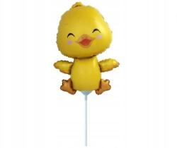 Flexmetal Fólia lufi Kacsa mini forma - sárga, 14 inch, 1 db