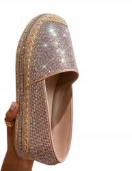 Shein Női Bézs Színű, Cirkónia Köves Lakk Cipő 35, 5 1DH (sx2311091226049597)