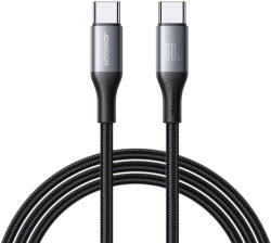 JOYROOM Cablu pentru incarcare si transfer de date joyroom S-A28 Flash Series, 2x USB-C, 60W, 480 Mbps, 2m, Negru (6956116797904)