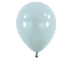  Lufik klasszikus formájú lufik nyomtatás nélkül - Dusty Blue (poros kék), 28 cm, 50 db