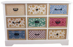 AdTrend Comoda lemn multicolor 110 x 34 x 76 cm (106606) Comoda