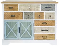 AdTrend Comoda lemn multicolor 108 x 35 x 89 cm (107373) Comoda