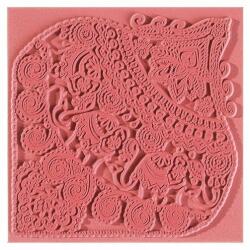 Cernit Indiai elefánt textúrájú csempe 9x9 cm