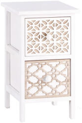 AdTrend Comoda lemn alb maro 26 x 32 x 46, 5 cm (101854) Comoda