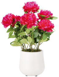 AdTrend Floare artificiala roz fucsia verde in ghiveci 23 x 67 cm (119402)