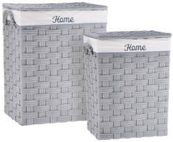 AdTrend Set 2 cosuri rufe gri crem 38 x 28 x 50, 45 x 33 x 56 cm (116790)