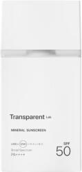 Transparent Lab Serum cu filtru mineral si protectie solara SPF50 Mineral Sunscreen, 100ml, Transparent Lab