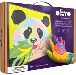 OKTO Panda комплект за рисуване върху платно 30x30 см (034361)
