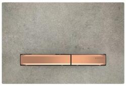 Geberit Clapeta de actionare Geberit Sigma50 aspect de beton butoane rose gold (115.670.JV.2) - brico