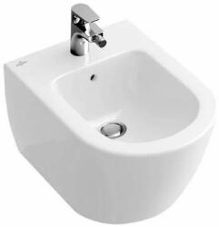 Villeroy&Boch Bideu Villeroy Boch Subway 2.0, montaj suspendat, 37.5 x 56.5 cm, ceramica sanitara, oval, economie de apa, alb (54000001)