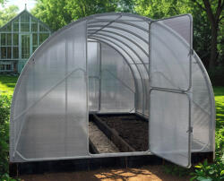Gardj 3.14 m - Íves polikarbonát üvegház egész éves termesztéshez - 4 mm , 0, 67 m , 4 m