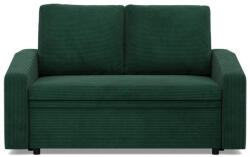 GreenSite Zeus kanapé, kordbársony, hab töltet, döntött kartámasz, zöld - primbutor