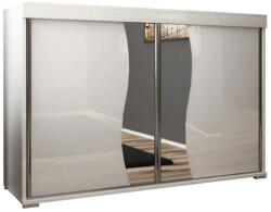  Tablet 2 140 Tolóajtós Komód 140cm, Fehér (Komoda TABLET 2 140 jesion ciemny)