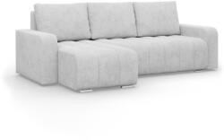 Greensite Modena sarokkanapé, bouclé, univerzális oldal, szürke - primbutor