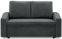 GreenSite Zeus kanapé, bársony, hab töltet, döntött kartámasz, szürke - primbutor