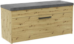 GreenSite Parma cipőtároló pad, tölgy