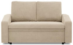 GreenSite Zeus kanapé, kordbársony, hab töltet, döntött kartámasz, bézs