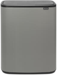 Brabantia Bo Touch Bin nyomófedeles hulladékgyűjtő, 60L, acél, betonszürke (223129)