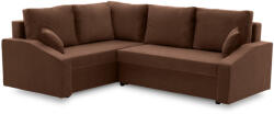 Greensite Grande Plus sarokkanapé, baloldali, szövet anyag, barna - primbutor