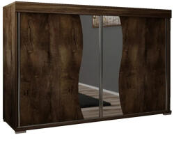  Tablet 2 120 Tolóajtós Komód 120cm, Szürke Hamu (Komoda TABLET 2 120 jesion ciemny)