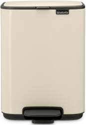 Brabantia Bo Pedal Bin pedálos szemetes, 4L, acél, világos bézs