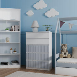 GreenSite MIX M5 ARTEO komód 109, 70x109.5x40 cm, fehér-kék