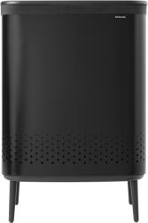 Brabantia Bo Laundry Bin szennyestartó kivehető zsákkal, 2x45L, acél, matt fekete (200564)
