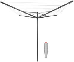 Brabantia Topspinner forgatható kerti ruhaszárító 50m, UV-álló, földbe szúrható, antracit (290343) Ruhaszárító