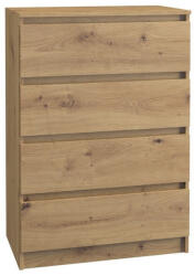 GreenSite M4 fiókos szekrény, tölgy