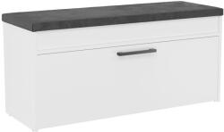 GreenSite Parma cipőtároló pad, fehér