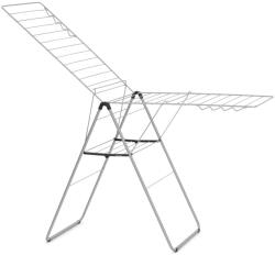 Brabantia beltéri ruhaszárító, 25m, 8db kampó, 12kg teherbírás, összecsukható, acél, metál szürke (403484) Ruhaszárító