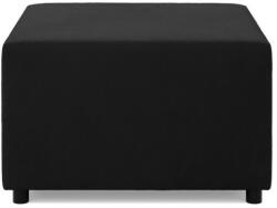 Greensite Zeus puff, szövet anyag, 70x70, fekete - primbutor