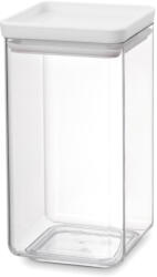 Brabantia tárolóedény 1, 6L, halmozható, légmentesen záró fedő, világosszürke (122484)