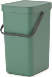 Brabantia Sort & Go konyhai szemetes felnyitható fedővel, 12L, platinazöld (129803)