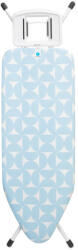 Brabantia vasalódeszka fix támasszal 124x45cm - C méret, fehér váz, friss fuvallat huzat (219689) Vasalódeszka