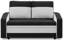 GreenSite Hewlet kanapé, szövet anyag, fekete - fehér