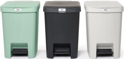Brabantia StepUp szelektív szemetes szett, 3db eltérő színű kuka, 25L, 91% újrahasznosított műanyag (SU25L-SET)