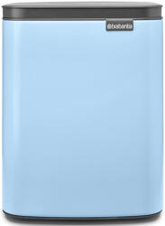 Brabantia Bo Waste Bin szemetes felnyitható fedővel, fali/álló, 7L, acél, álomkék (223549)