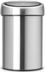 Brabantia Touch Bin nyomófedeles szemetes, 3L, rozsdamentes, ujjlenyomatmentes (378645)