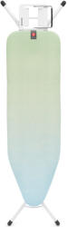 Brabantia vasalódeszka kinyitható támasszal 124x38cm - B méret, fehér váz, megnyugtató tenger huzat (243349) Vasalódeszka